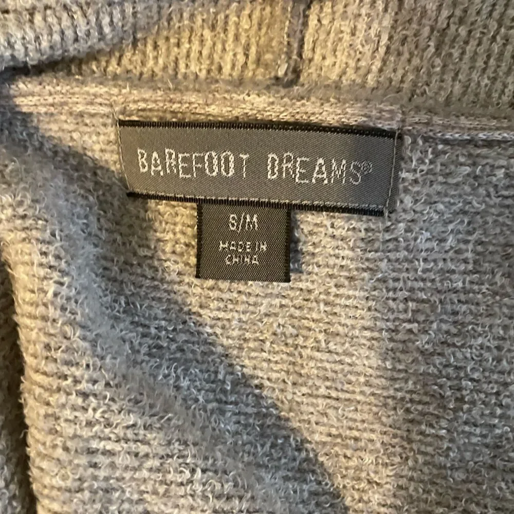 Barefoot Dreams | CozyChic Lite Island Wrap | Heather Pewter/ Silver | S/M - Picture 7 of 8